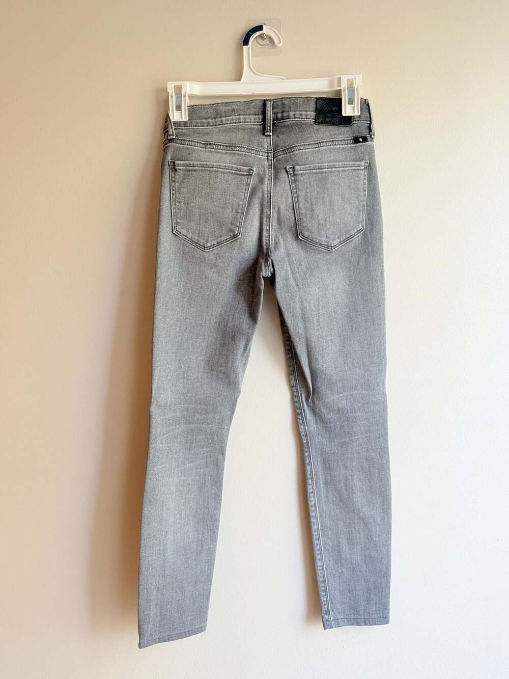 Lucky Brand Brooke Legging Grey Candiani Denim Ankle Jeans Size 0/25 - Picture 2 of 6